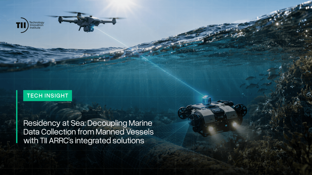 Residency at Sea: Decoupling Marine Data Collection from Manned Vessels with TII ARRC’s integrated solutions