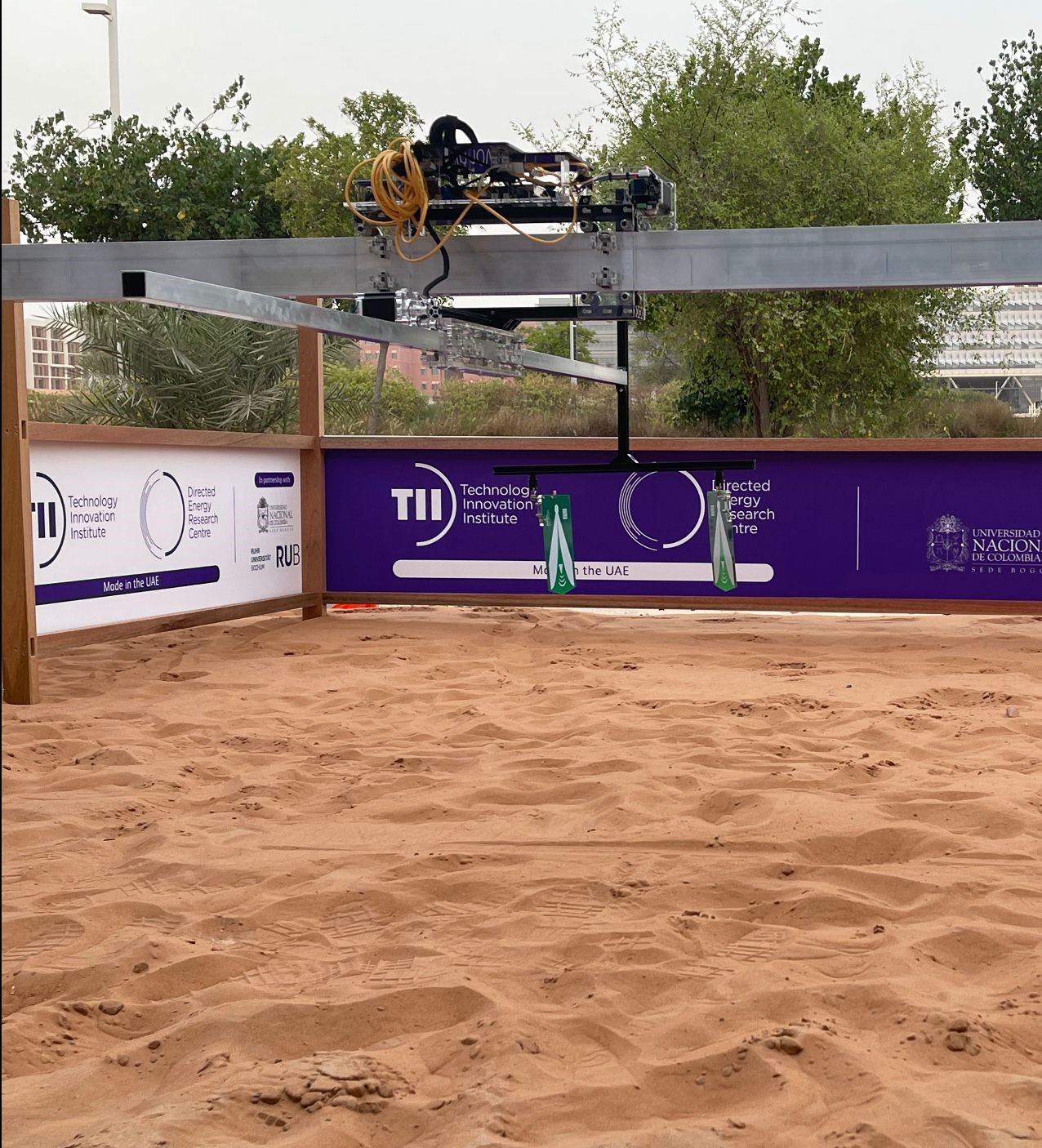 NATHR-G1 in measurement condition at TII’s Masdar City HQ 