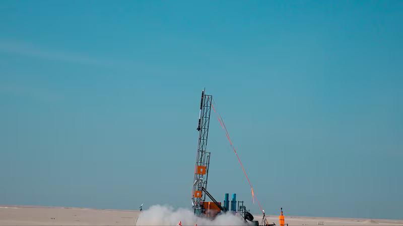Abu Dhabi test-launches first fully UAE-built hybrid rocket in milestone for space ambitions