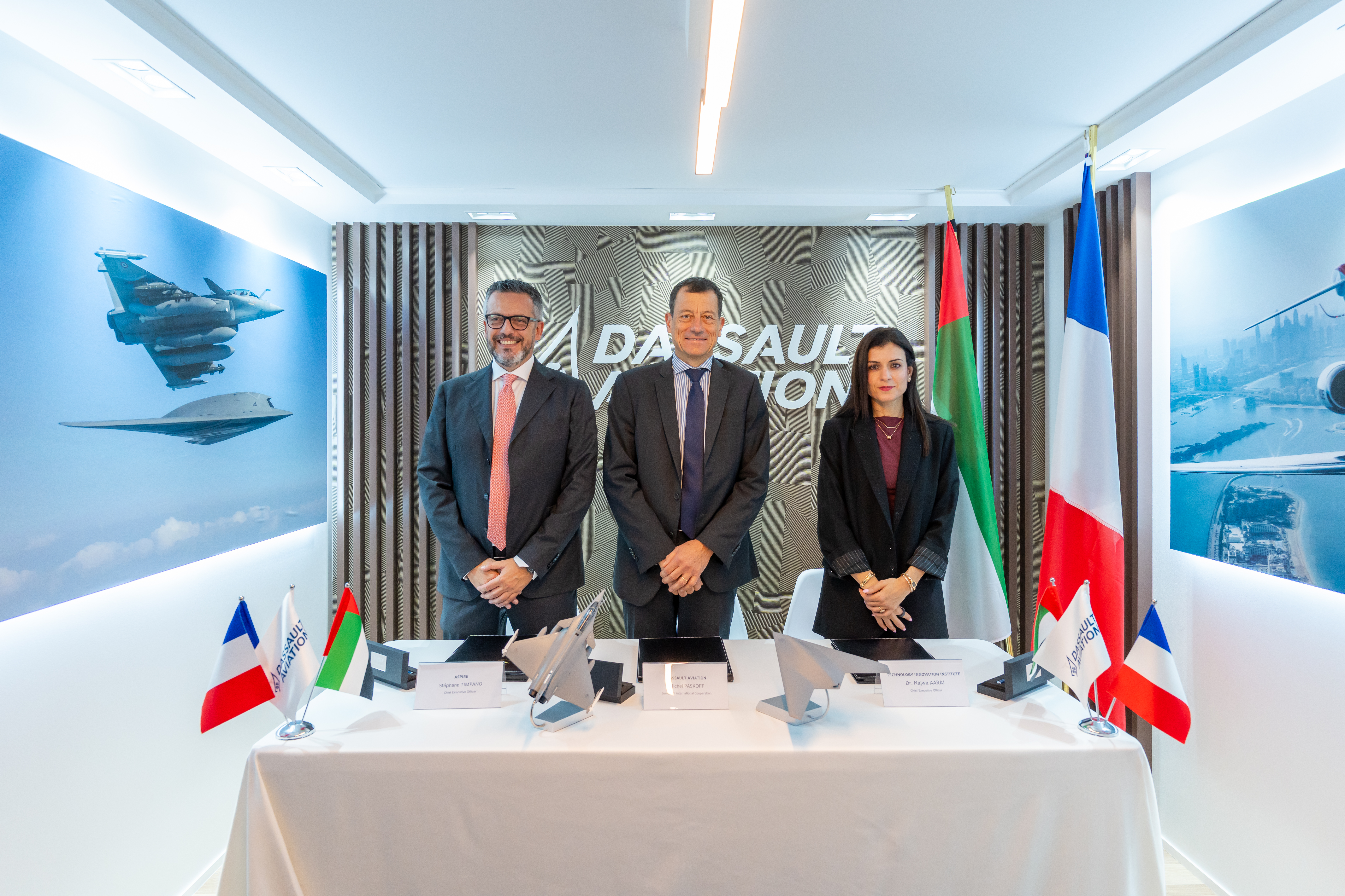  DASSAULT AVIATION, TII, and ASPIRE Sign Strategic Cooperation Agreement