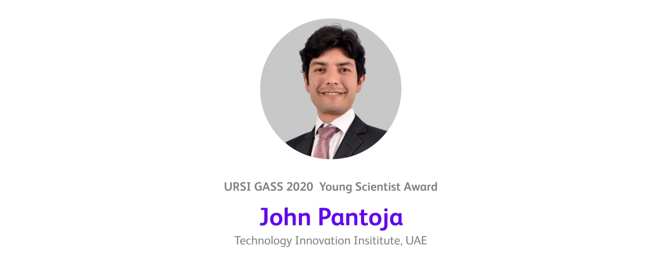 John Pantoja, Young scientist Award, URSI GASS 2020