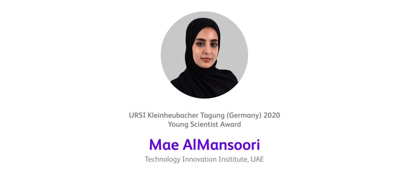 Mae AlMansoori, Young Scientist Award, URSI Kleinheubacher Tagung 2020